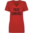 thumbnail image 1 of Free Shrugs Womens V-Neck T-Shirt, 1 of 2