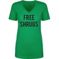 thumbnail image 1 of Free Shrugs Womens V-Neck T-Shirt, 1 of 2