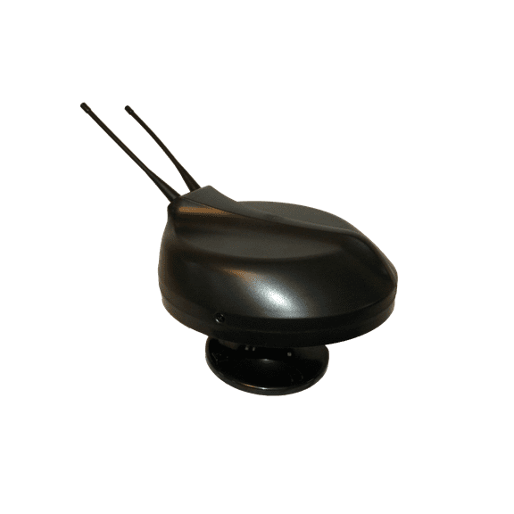 Free Signal TV Stealth 12 Volt DC Powered Mobile Omnidirectional Digital TV Antenna for Vehicle and Marine - Boat Use