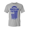 thumbnail image 1 of Free Since 1776 American Patriot USA Flag Blue Patriotic DT Adult T-Shirt Tee, 1 of 2