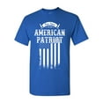 thumbnail image 1 of Free Since 1776 American Patriot USA Flag White Patriotic DT Adult T-Shirt Tee, 1 of 2