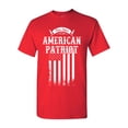 thumbnail image 1 of Free Since 1776 American Patriot USA Flag White Patriotic DT Adult T-Shirt Tee, 1 of 2