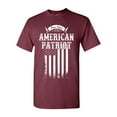 thumbnail image 1 of Free Since 1776 American Patriot USA Flag White Patriotic DT Adult T-Shirt Tee, 1 of 2
