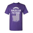 thumbnail image 1 of Free Since 1776 American Patriot USA Flag White Patriotic DT Adult T-Shirt Tee, 1 of 2
