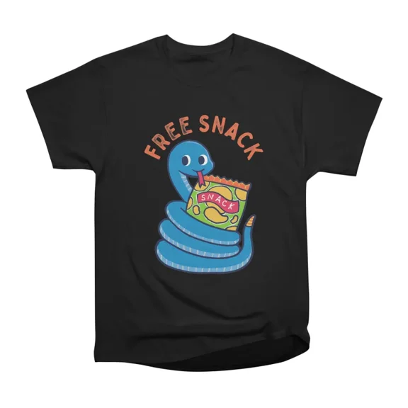 Free Snack T-Shirt Tee Gift For Him Merch For Her Apparel For Friend