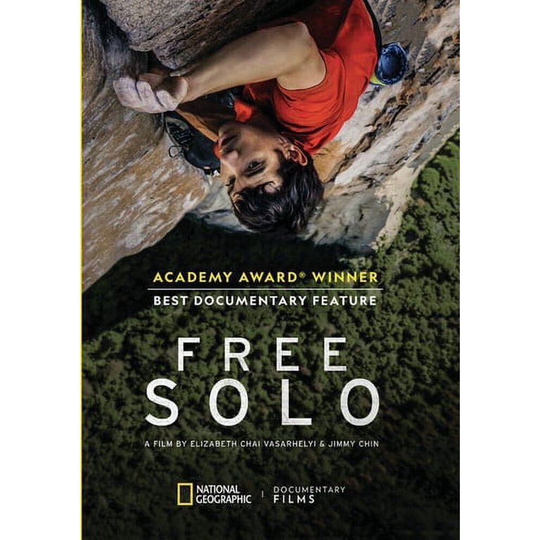 Free Solo fka Solo DVD National Geographic Documentary