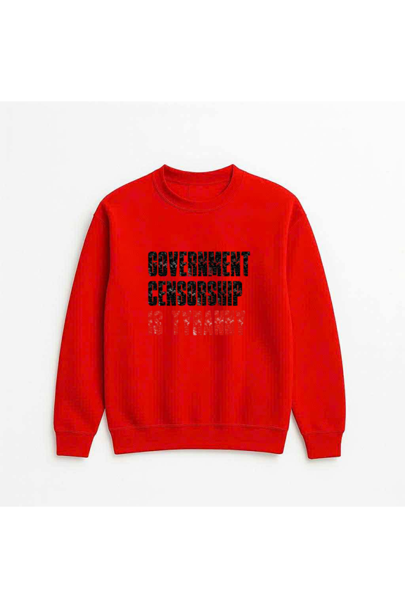 Free Speech First Amendment Inspired Patriotic Rights Expression Quote Sweatshirt, up to size 5XL