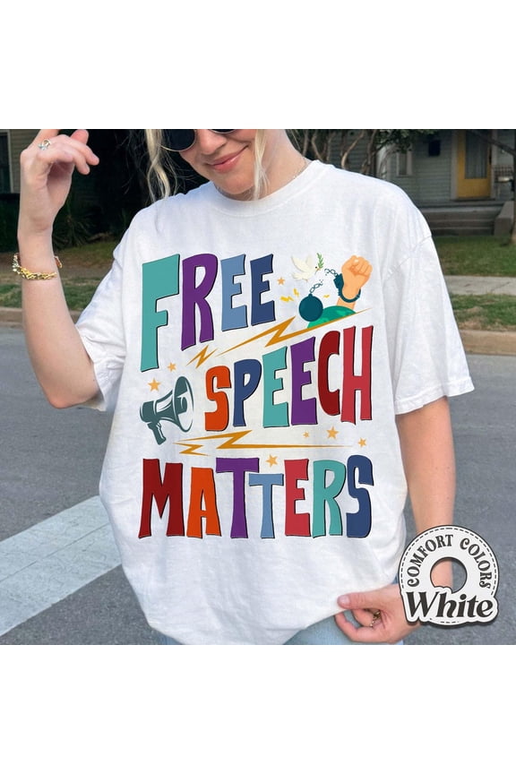 Free Speech Matters Shirt, Protect Free Speech Shirt, First Amendment Shirt, Freedom Of The Press Shirt, Protest Tee All Size S-5Xl