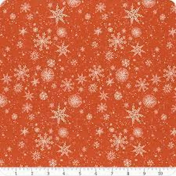 Free Spirit Cori Dantini Love Santa Snow Falls Red Fabric By The Yard