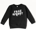 thumbnail image 1 of Free Spirit Ghost Distressed  - Toddler Graphic Sweatshirt, 1 of 9