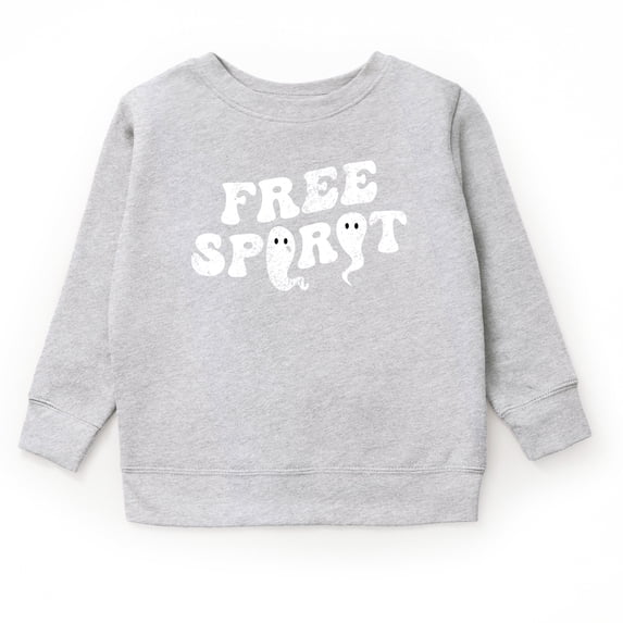 Free Spirit Ghost Distressed - Youth Graphic Sweatshirt