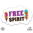 thumbnail image 1 of Free Spirit Graphic - 12" Vinyl Sticker Waterproof Decal, 1 of 1