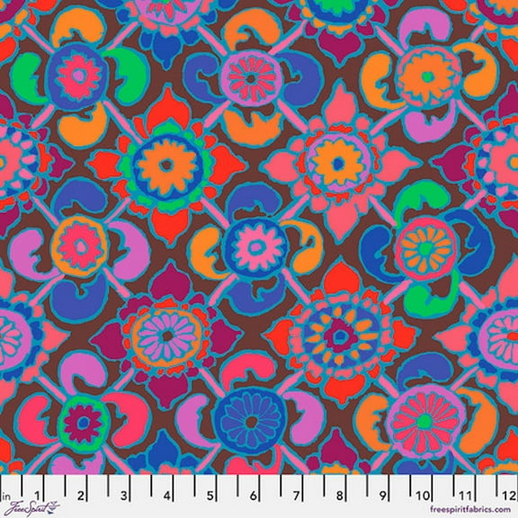 Free Spirit Kaffe Fassett Tudor Red Cotton Fabric By The Yard