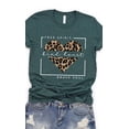 thumbnail image 1 of Free Spirit Leopard Heart Graphic Tee T-Shirt PLUS, 1 of 7