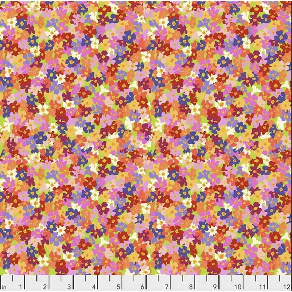 Free Spirit Lorraine Turner Migration Butterfly Bush Petals Multi Fabric By Yd