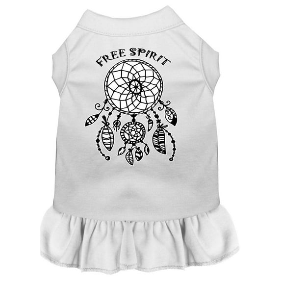 Pet Dog Cat Dress Screen Printed, "Free Spirit"