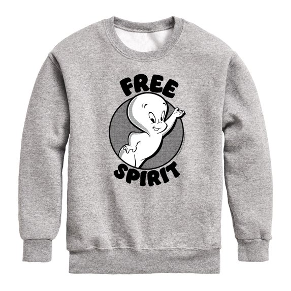 Free Spirit - Toddler And Youth Crewneck Fleece Sweatshirt