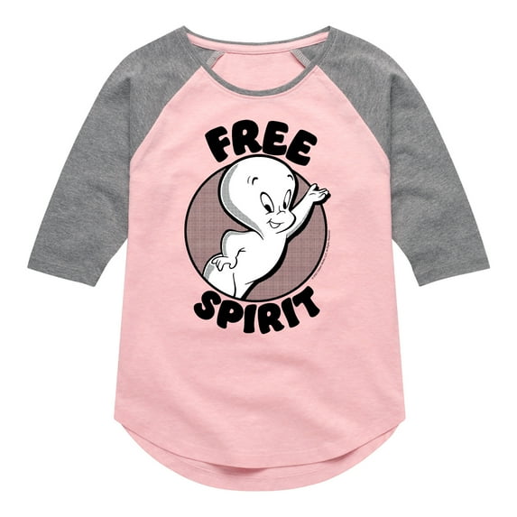 Free Spirit - Toddler And Youth Girls Raglan Graphic T-Shirt