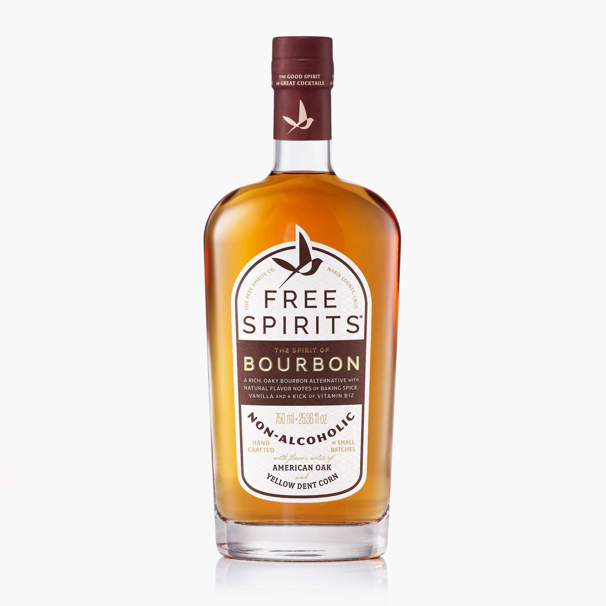 Free Spirits Non-Alcoholic Bourbon Alternative | The Spirit of Bourbon | Gold Medal Winning