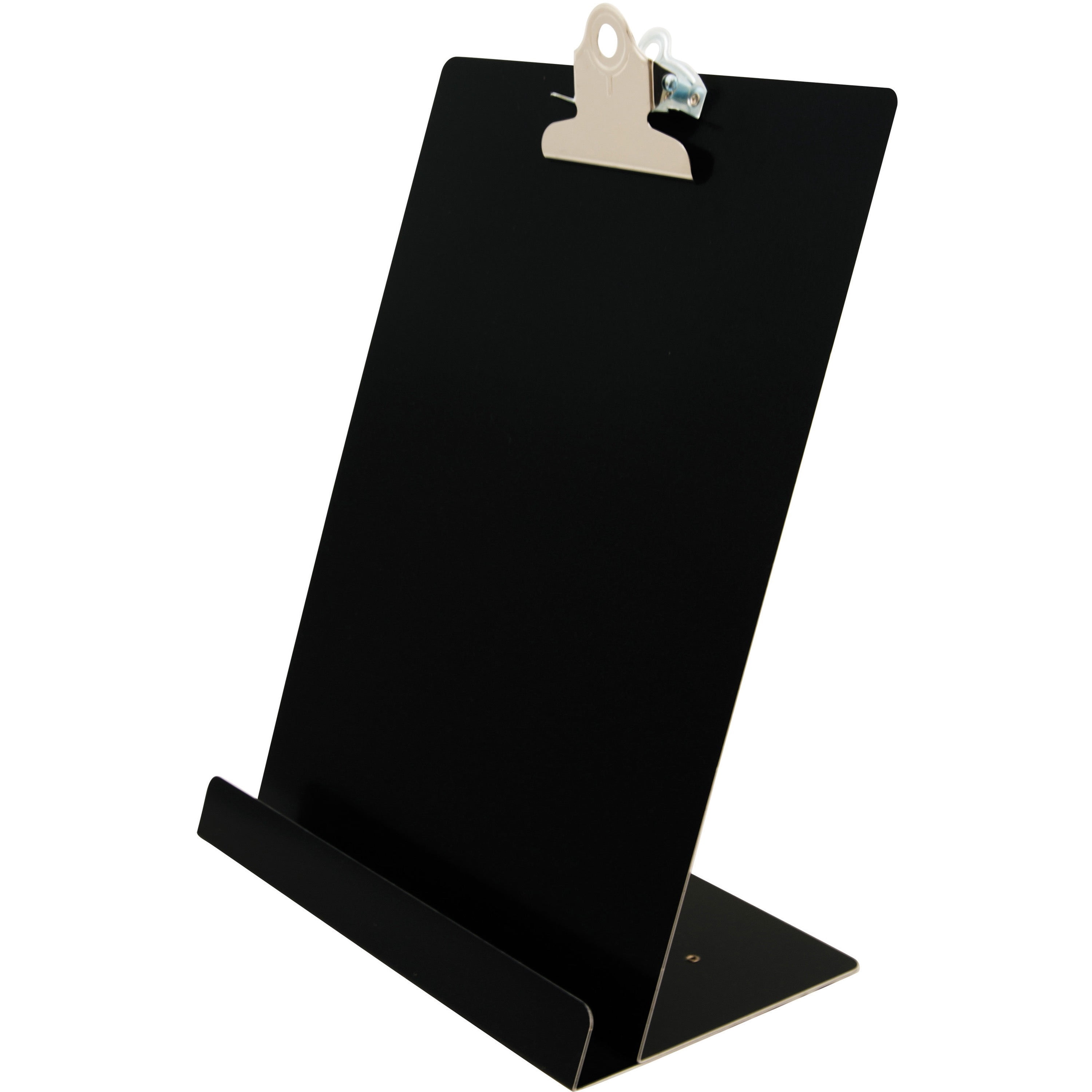 Free Standing Clipboard And Tablet Stand, 1" Clip Capacity, Holds 8.5 X 11, Black | Bundle of 5 Each