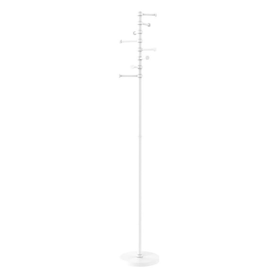Free Standing Coat Rack with Six Pivoting Pegs