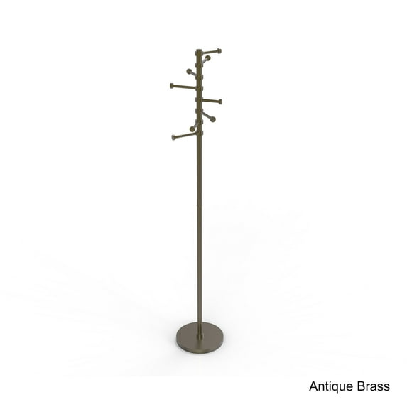 Free Standing Coat Rack with Six Pivoting Pegs