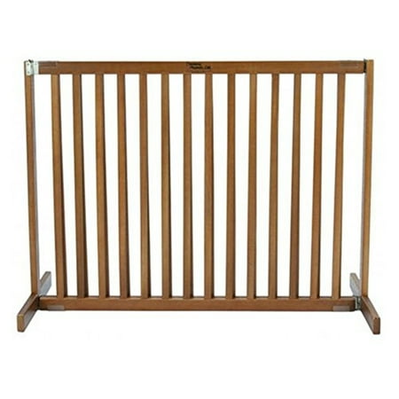 30" Kensington - Large Free Standing Wood Pet Gate - Artisan Bronze