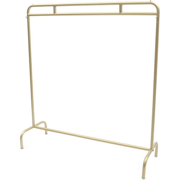 Free Standing Hanging Clothes Rack Simple Trending Standard Garment Rack Storage Clothes Organizer Metal Clothing Display Rack Heavy Duty for Store, Bedroom