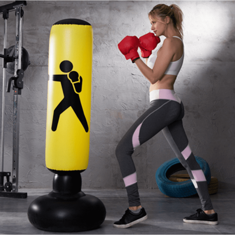 Beginner kickboxing workout without fashion bag