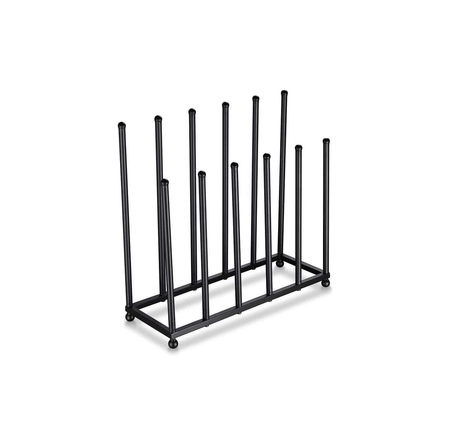 Free Standing Shoe Racks, Modern Black Metal Boot Organizer, Tall Boots