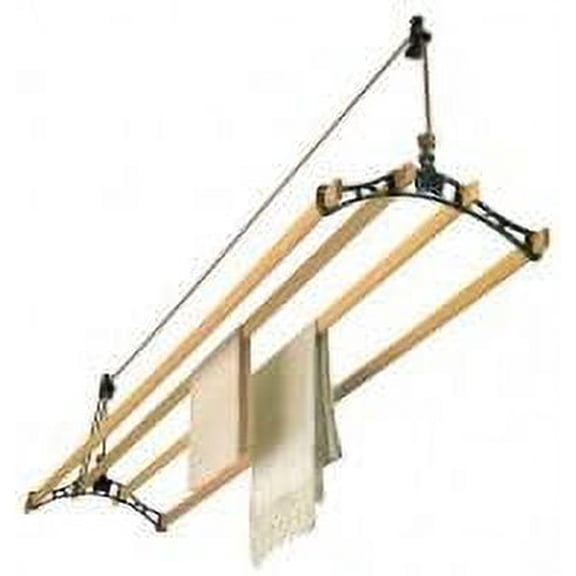 Free-Standing Stable Garment Clothes Drying Rack Airer Compact Garment Management System for Apartments Dorms & Patios Seating