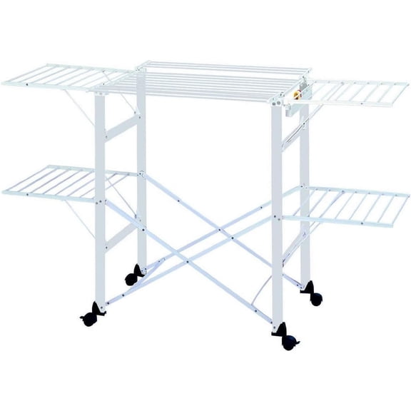 Free-Standing Stable Garment Clothes Drying Rack Airer Energy-Saving Dryer Machine Alternative for Sweaters Towels Blankets Delicates