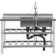 Free Standing StainlessSteel Double Restaurant Kitchen