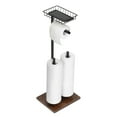 thumbnail image 1 of Free Standing Toilet Paper Holder with Storage Shelf, 1 of 6