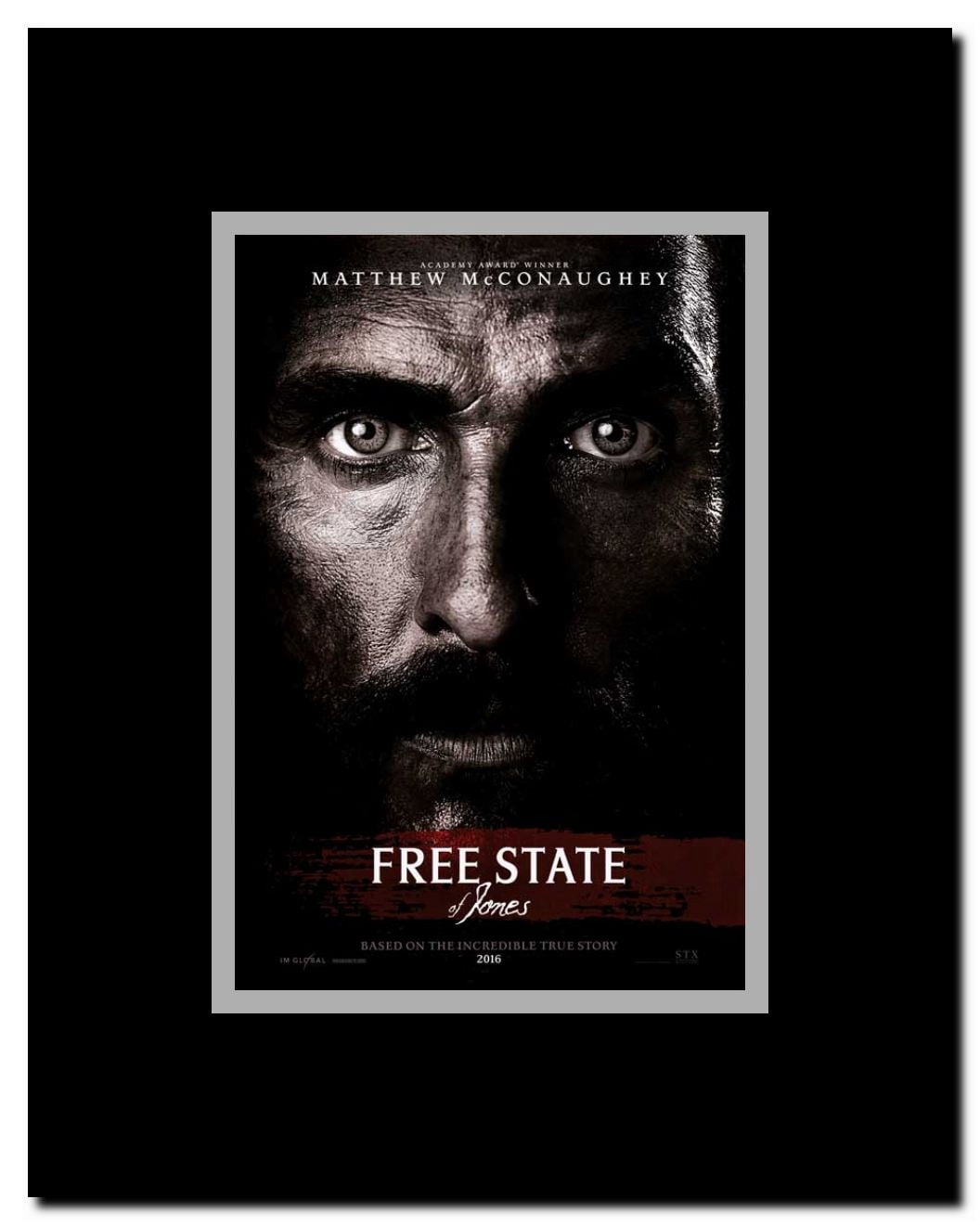 Free State of Jones Framed Movie Poster