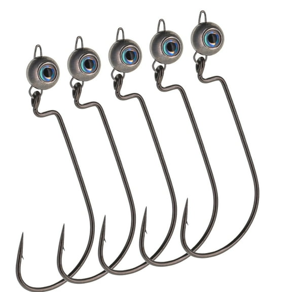 Free Swing Bottom Jig Head - 3/16oz - #1/0 Hook (5 pack)