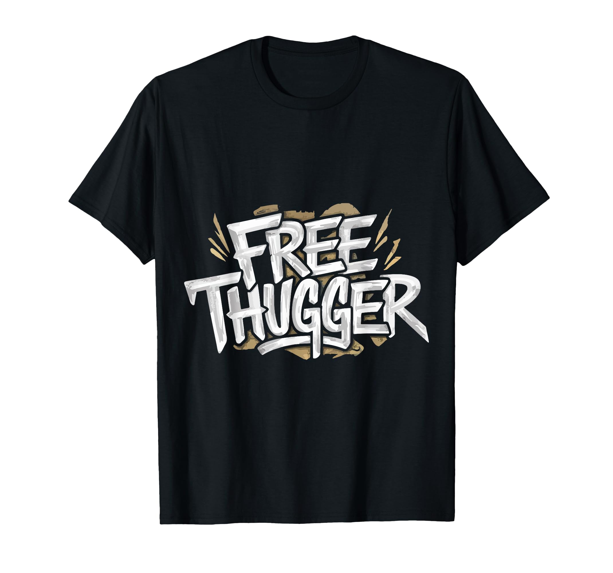Free Thugger Meme Hip Hop Funny Viral Joke Music Urban Slang TShirt