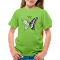 thumbnail image 1 of Free To Fly Butterfly Daisy T-Shirt Juniors -Image by Shutterstock,  x-Small, 1 of 4