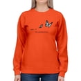 thumbnail image 1 of Free To Fly Butterfly Sweatshirt Women -Image by Shutterstock, Female 4X-Large, 1 of 4