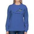 thumbnail image 1 of Free To Fly Butterfly Sweatshirt Women -Image by Shutterstock, Female XX-Large, 1 of 4