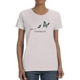 thumbnail image 1 of Free To Fly Butterfly T-Shirt Women -Image by Shutterstock, Female XX-Large, 1 of 4