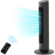 Tower Fan,85°Oscillating Quiet Cooling Standing Floor Fans with 15H Timer & Remote Control,3 Wind Speed 3 Wind Modes LED Display Bladeless Portable Household El