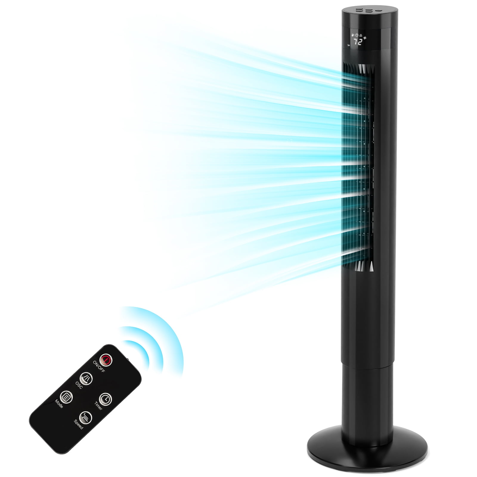 Free Village 43 Inch Tower Fan - Portable Electric Oscillating Fan with ...