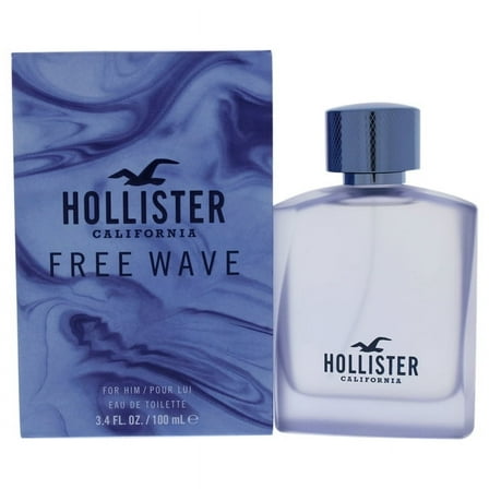 Hollister Men's Free Wave EDT 3.4 oz Fragrances 085715266316