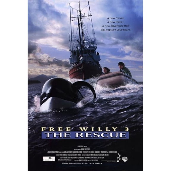 Free Willy 3 The Rescue Movie Poster (11 x 17)