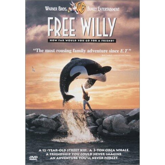 Free Willy (DVD, 1997, Widescreen/Full Screen) NEW
