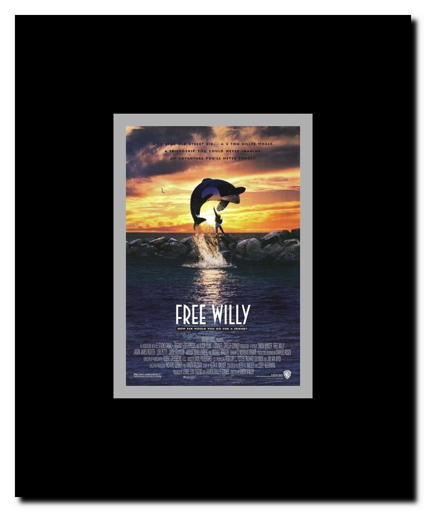 Free Willy Framed Movie Poster