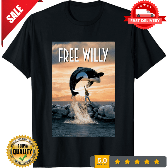 Free Willy Tshirt Retro Movie Poster 90s Kids Vintage Unisex Heavy Cotton Tee eBay, ULTRA LIMITED-TH71511