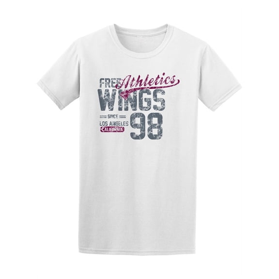 Free Wings Los Angeles T-Shirt Men -Image by Shutterstock, Male Large