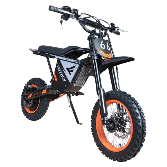 FreeBoy Y66 Electric Dirt Bike for Adults & Teens,3000W Motor,48V 30Ah Battery,34 MPH,31 Miles Range,Full Suspension Off Road Electric Motorcycle